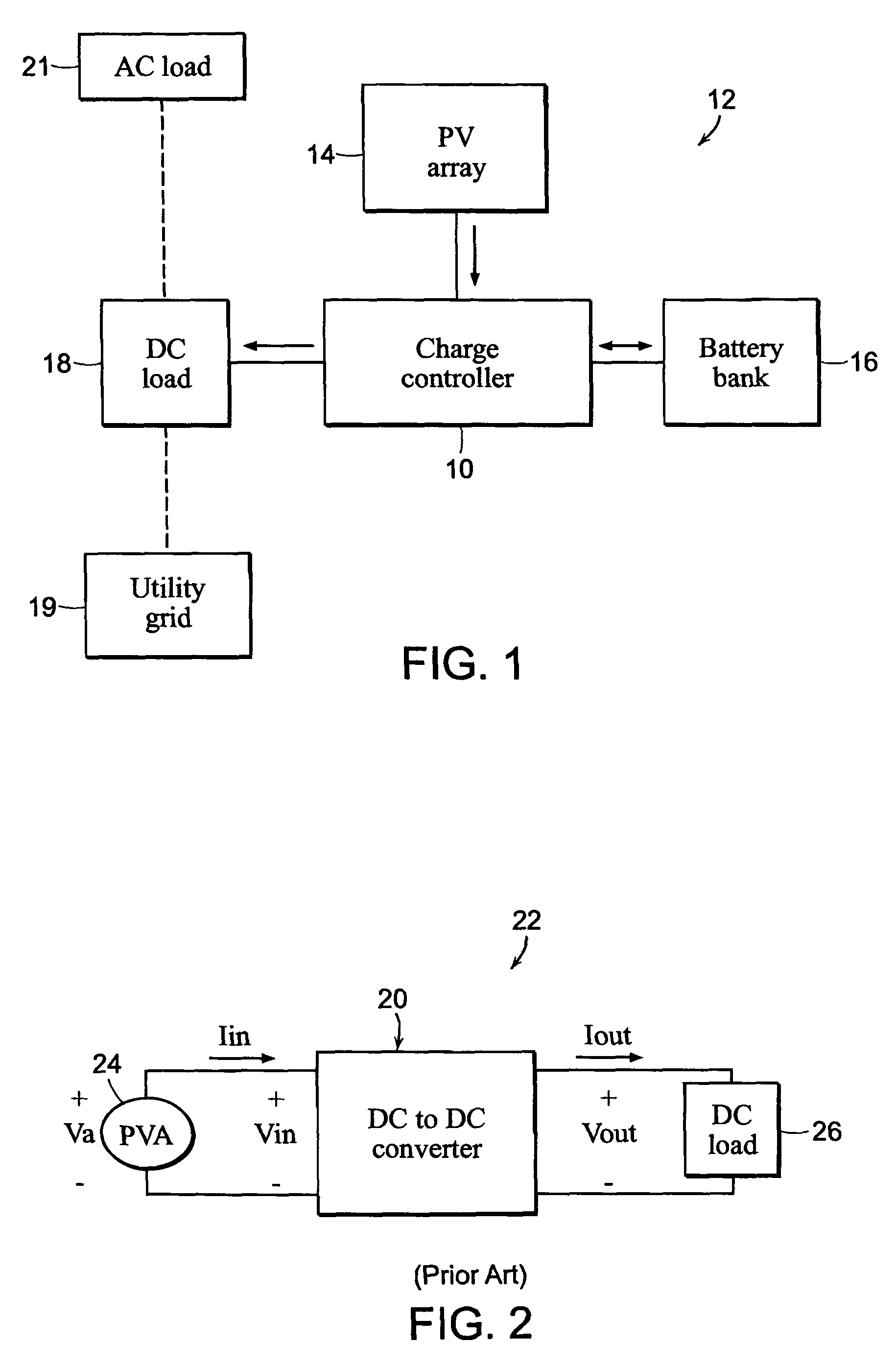 Modulation control scheme for power converters in photovoltaic system charge controllers