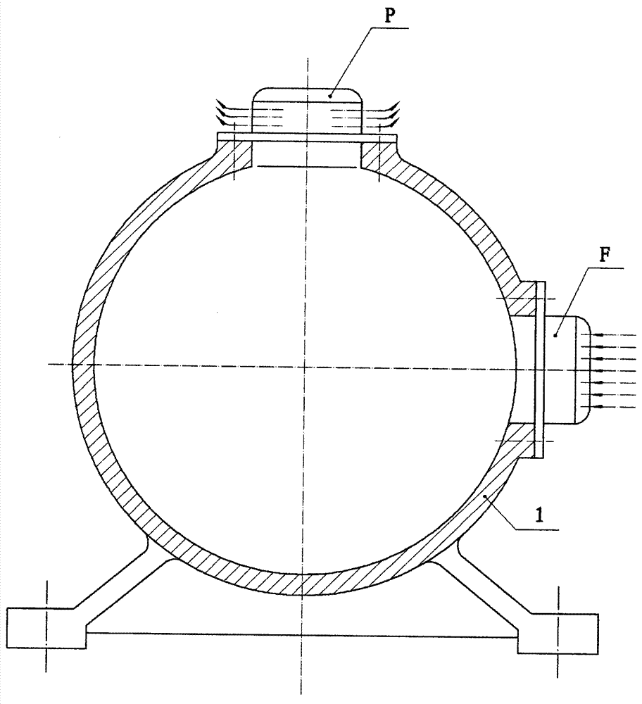 Dynamic balance cycloidal reduction box provided with interlayer air-cooling box body and supported by zinc-shaped alloy bearings