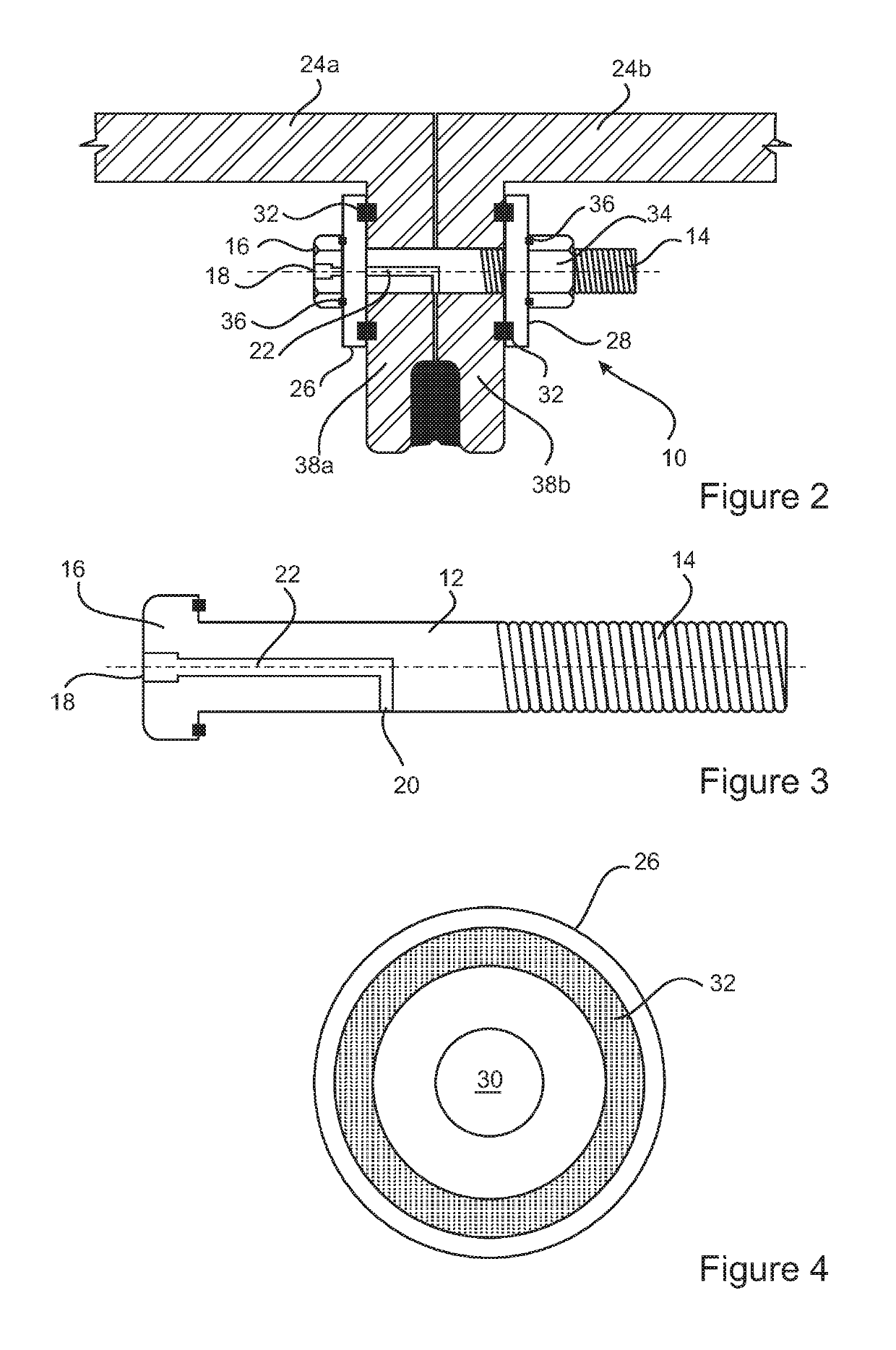 Fastener and method of sealing passage