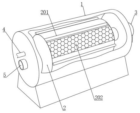 A slow-sliding type low-loss fertilizer drying device