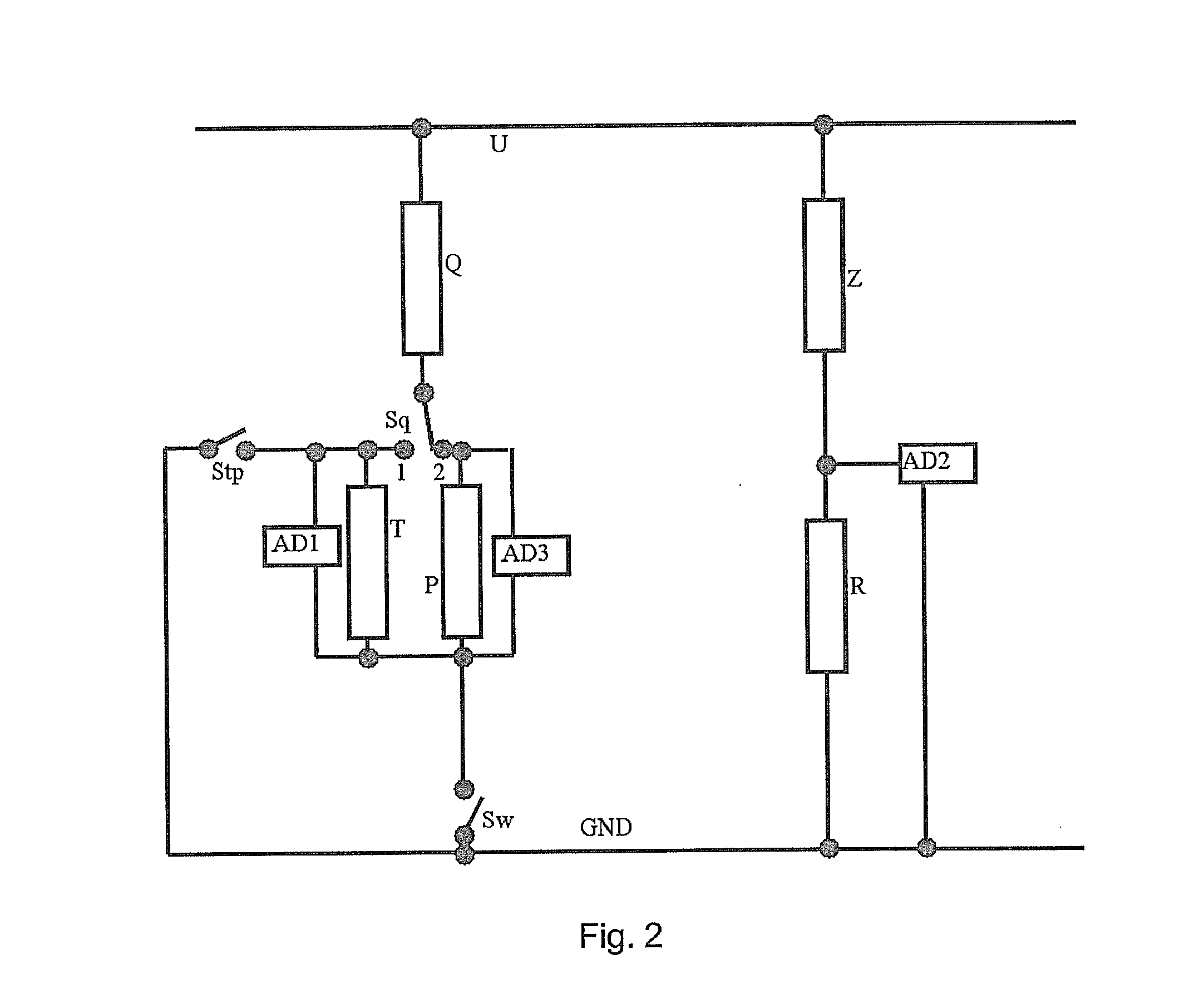 Adaptive voltage divider with corrected frequency characteristic for measuring high voltages