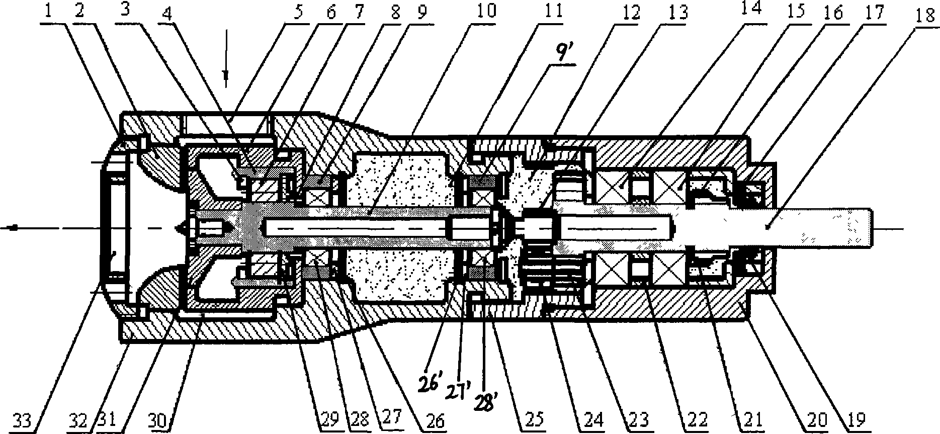 Turbine pneumatic motor