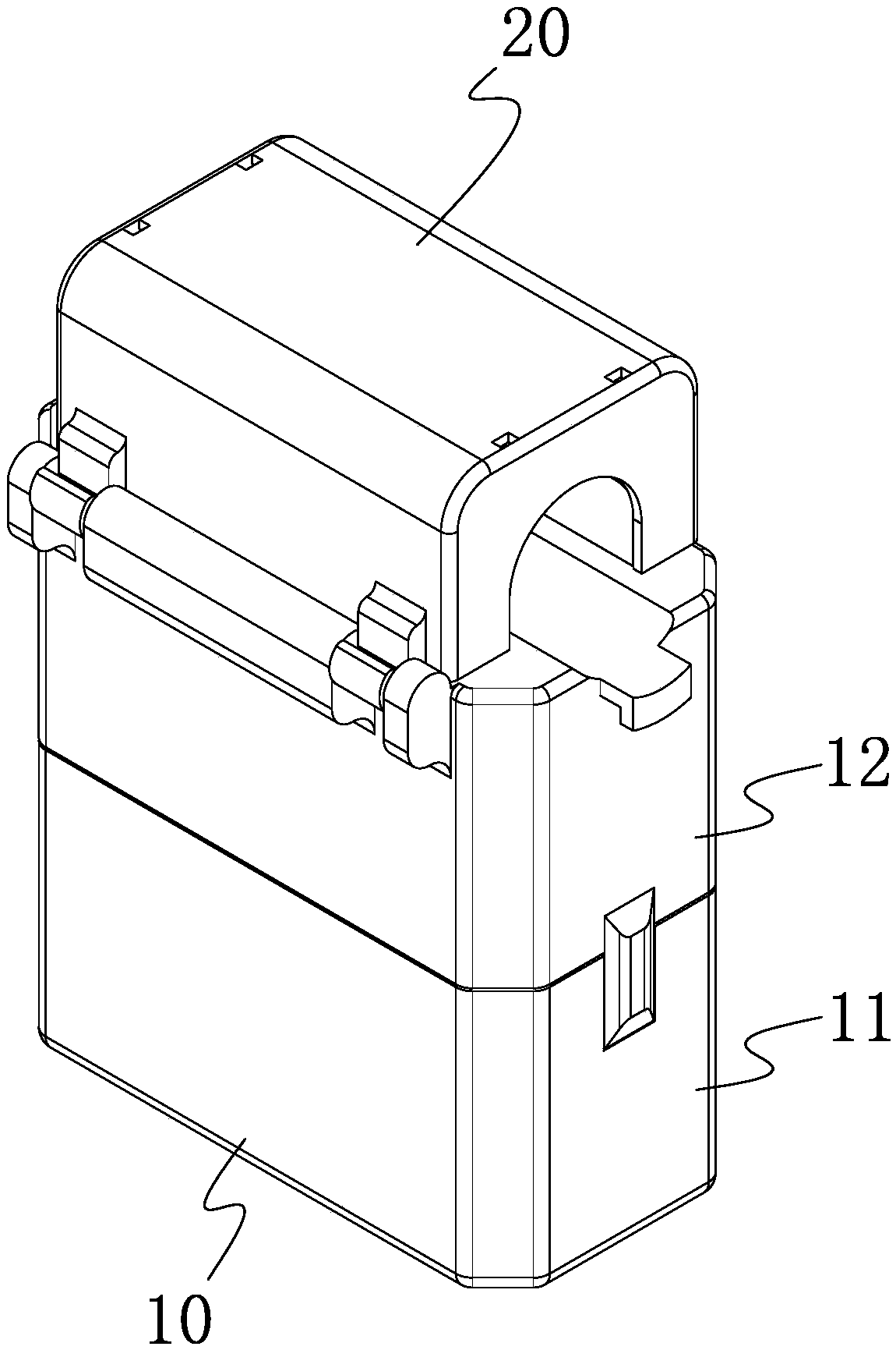 Current transformer based on wireless transmission technology