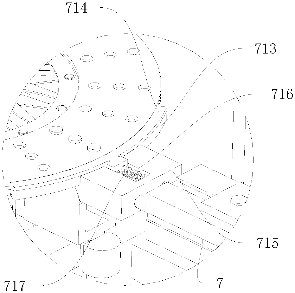 Clutch riveting auxiliary device