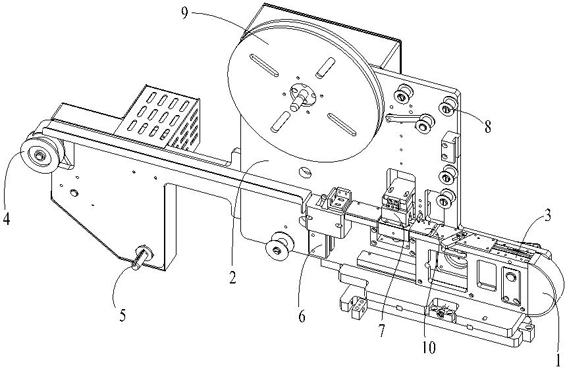 Carrier tape conveying membrane compounding equipment and compounding method