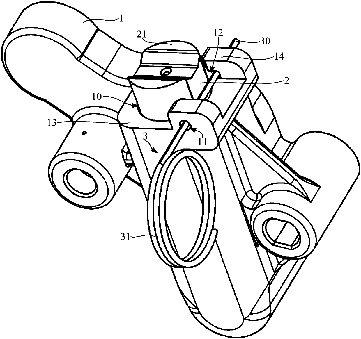 Hydraulic tensioning device