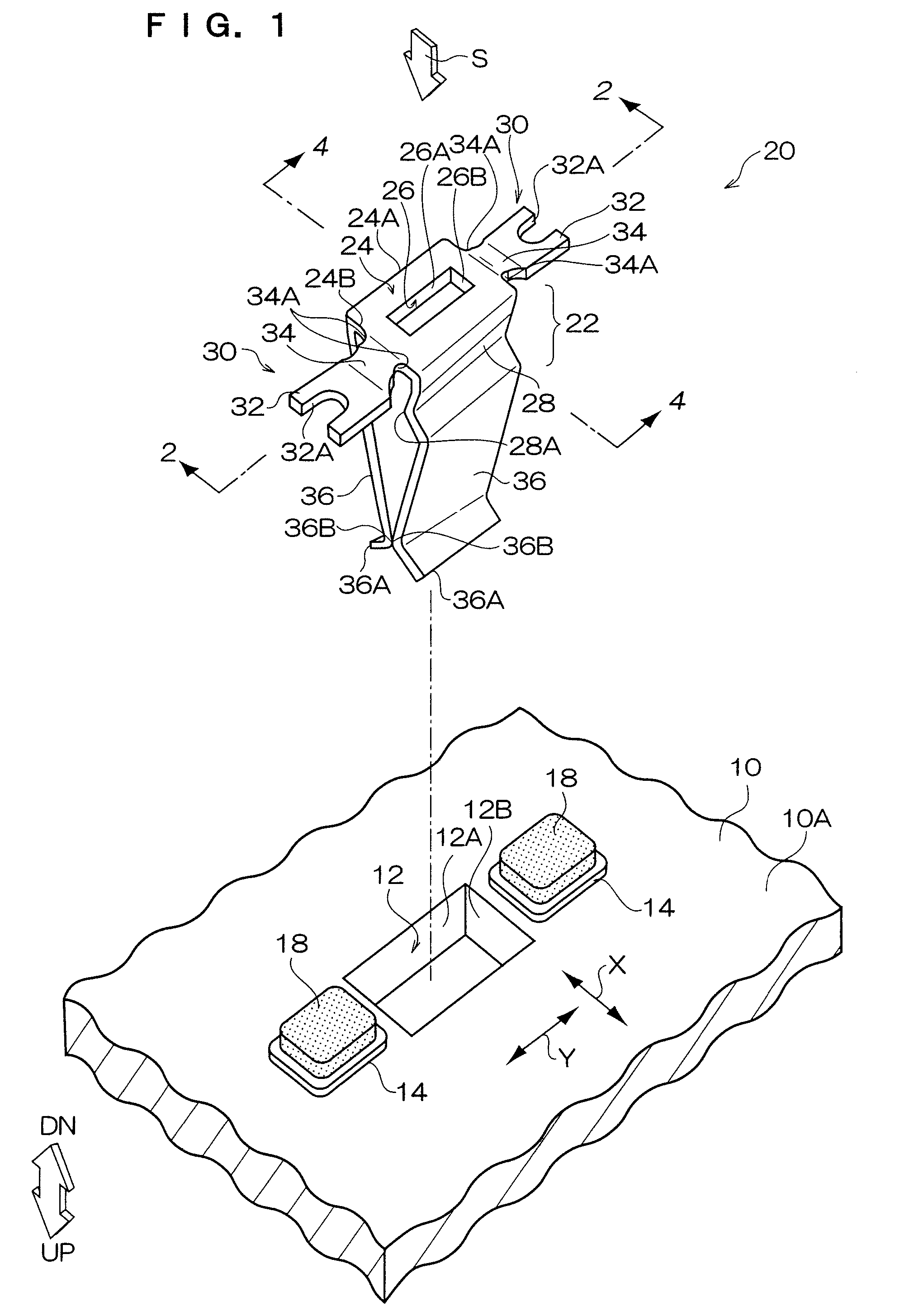 Female connector, female connector mounting structure, and method of mounting female connector to substrate