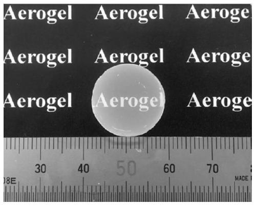 Preparation method of elastic double crosslinked aerogel