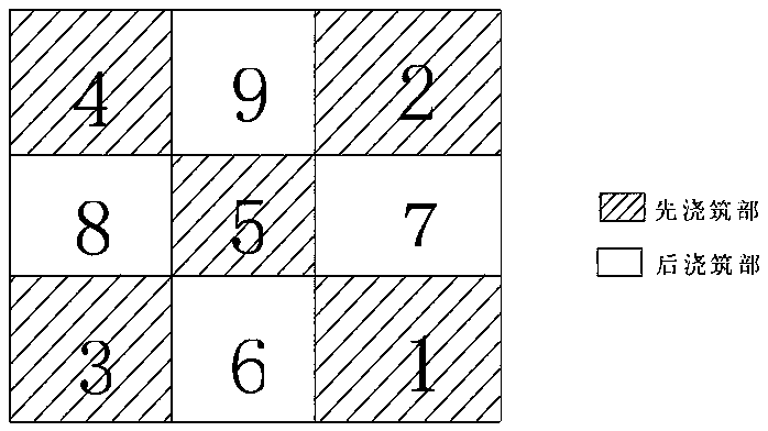 Unit combined type cesspit structure construction method