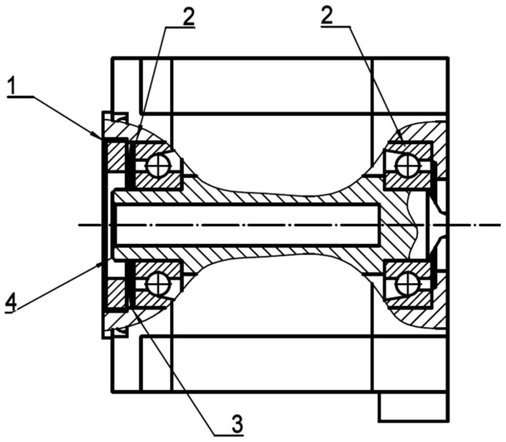 Low-axial-movement motor