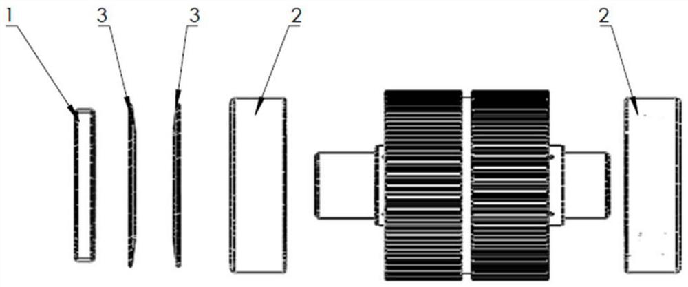 Low-axial-movement motor