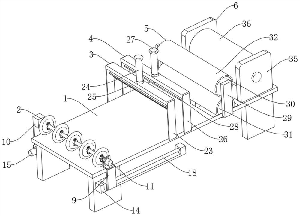 Multifunctional asphalt waterproof coiled material cutting device and using method thereof