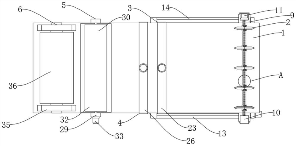 Multifunctional asphalt waterproof coiled material cutting device and using method thereof