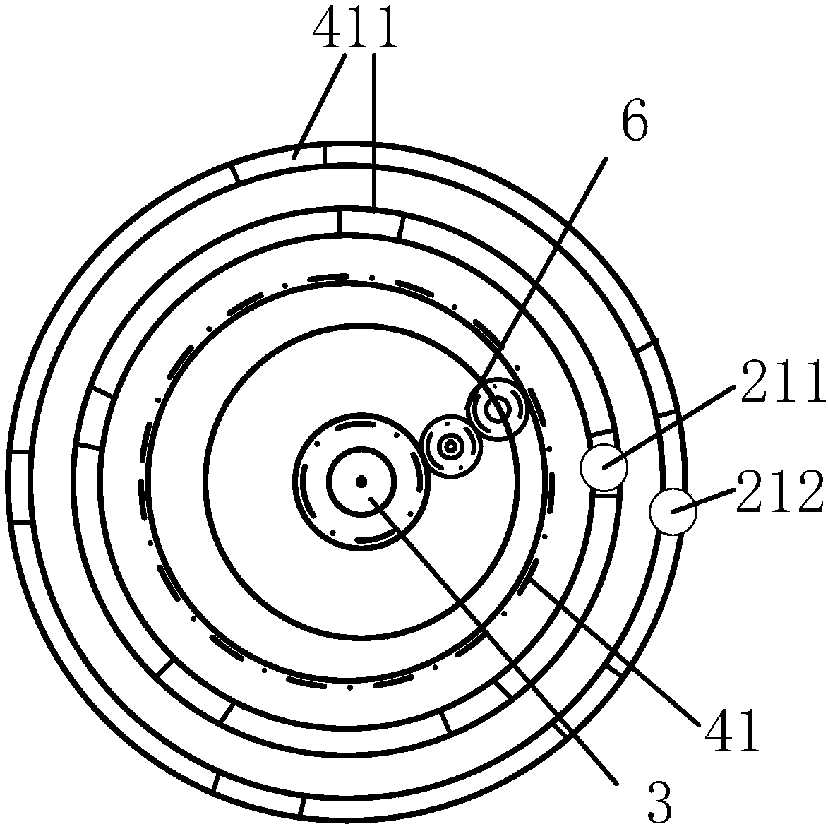 Valve control adjustment mechanism, adjustment method and engine