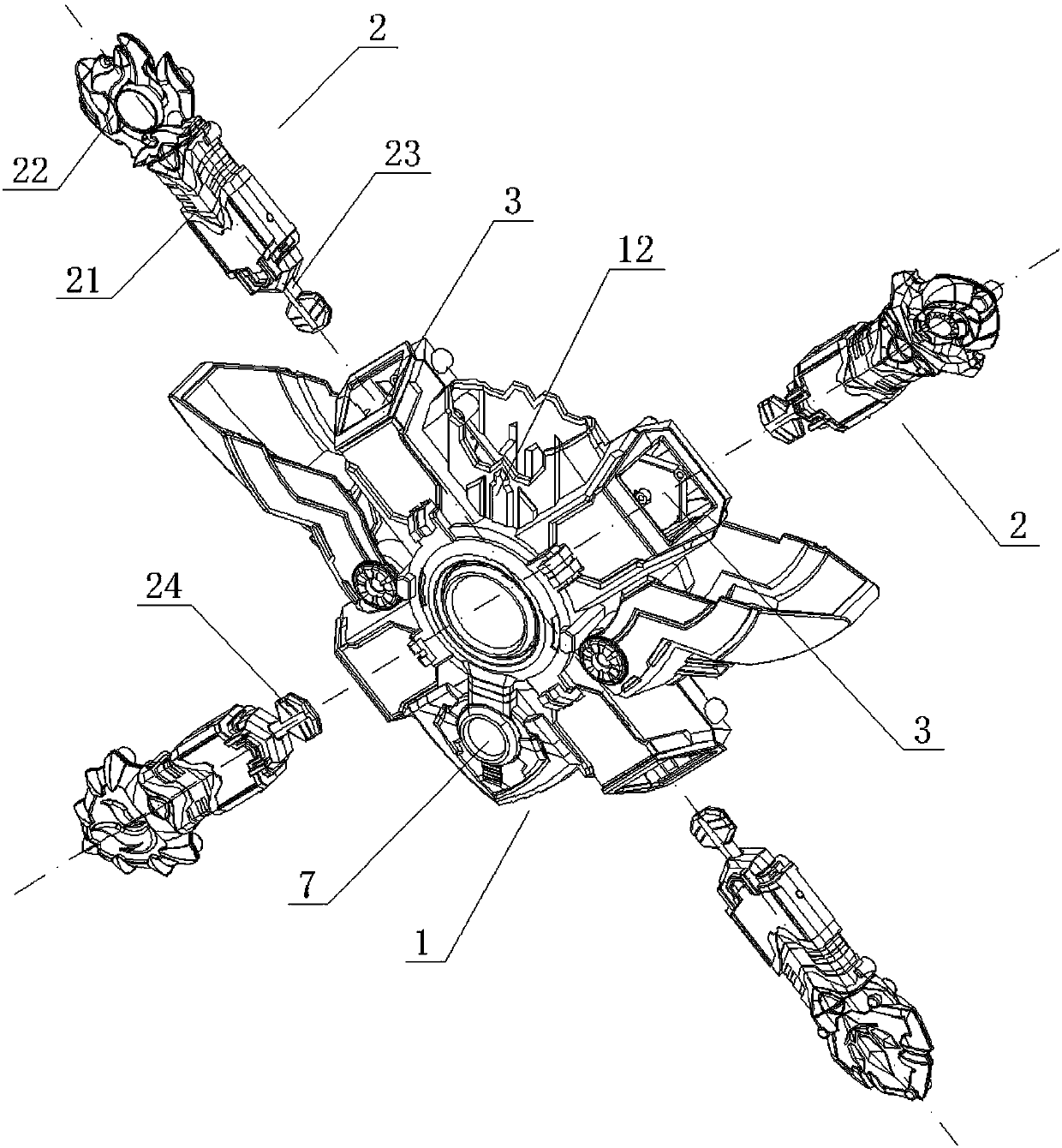 An induction electric toy