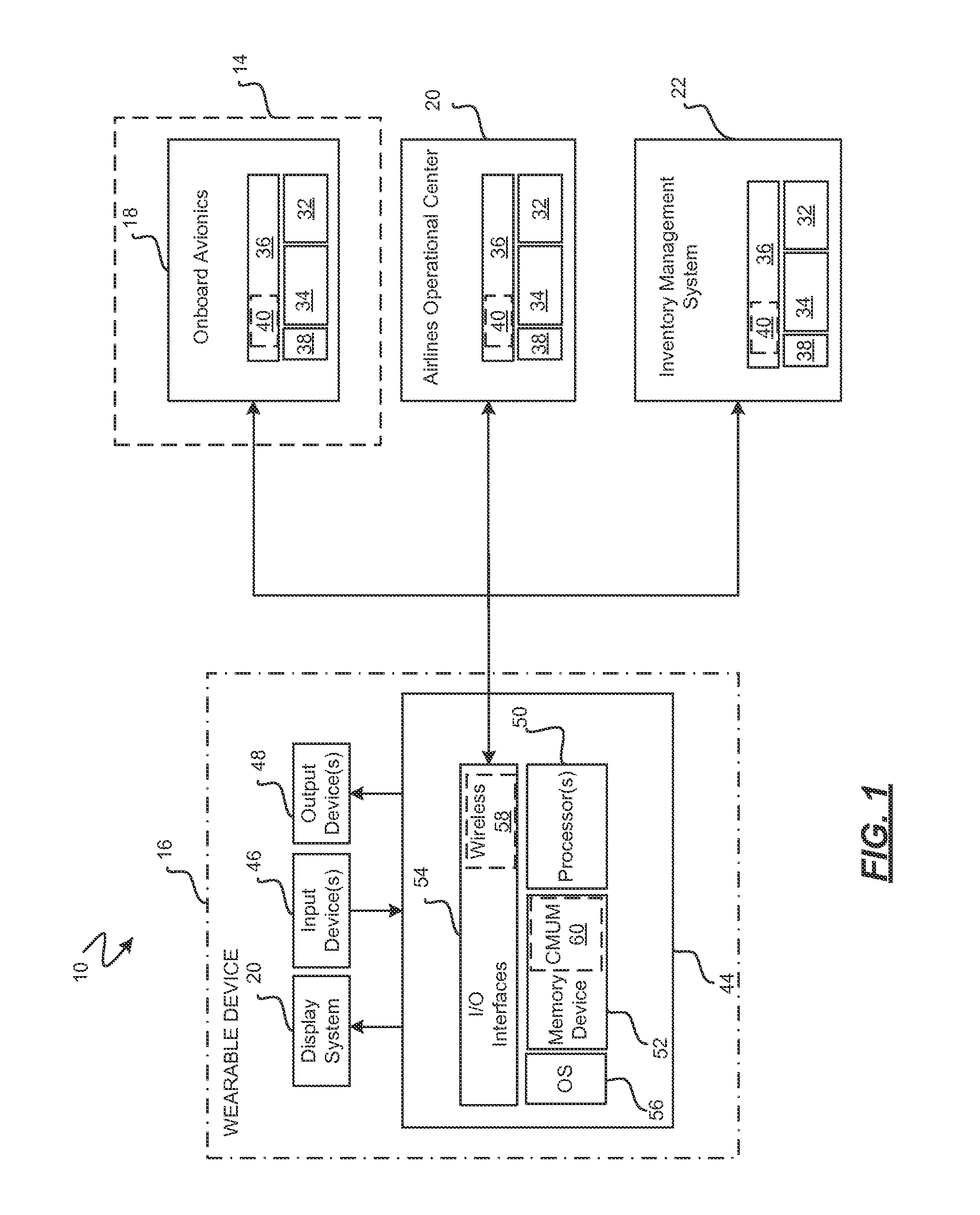 Aircraft maintenance systems and methods using wearable device