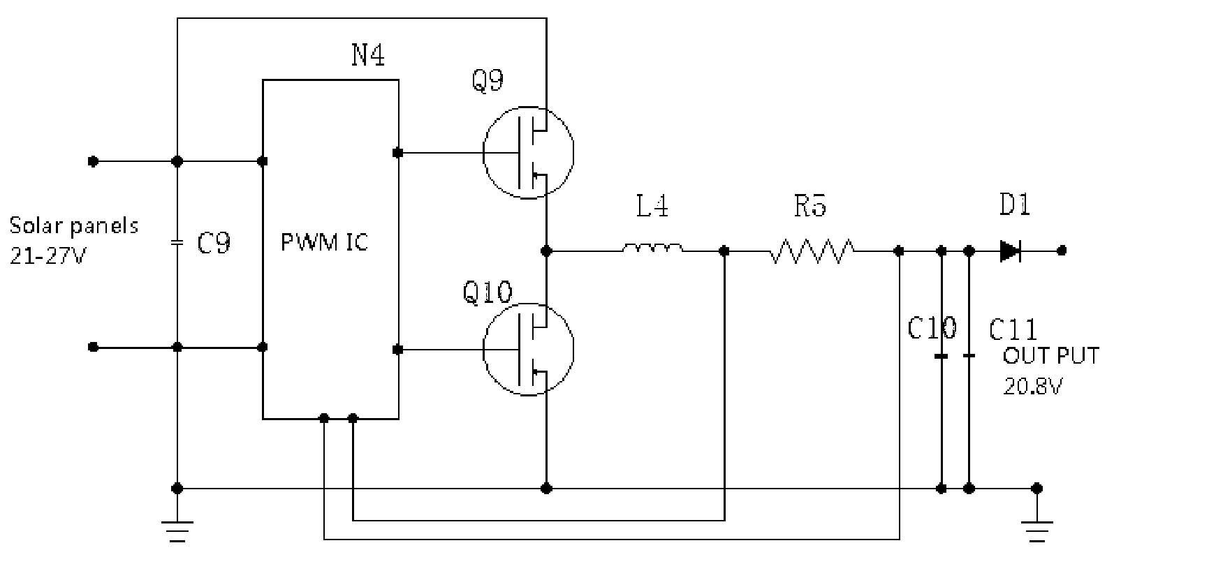 Self-control multi-voltage output system of reserve power supply