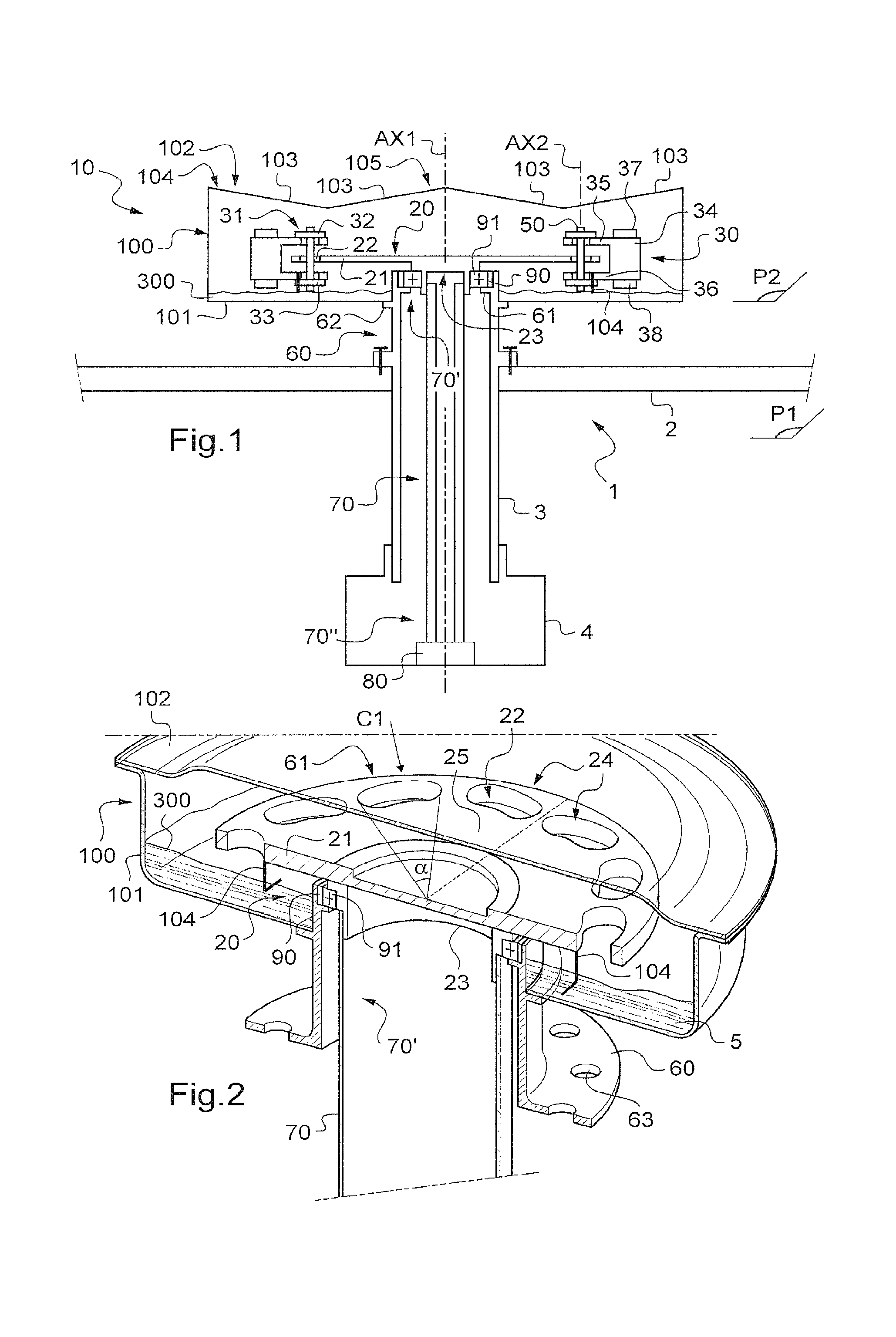 Device for reducing vibration generated by rotorcraft rotor, and rotorcraft provided with such device