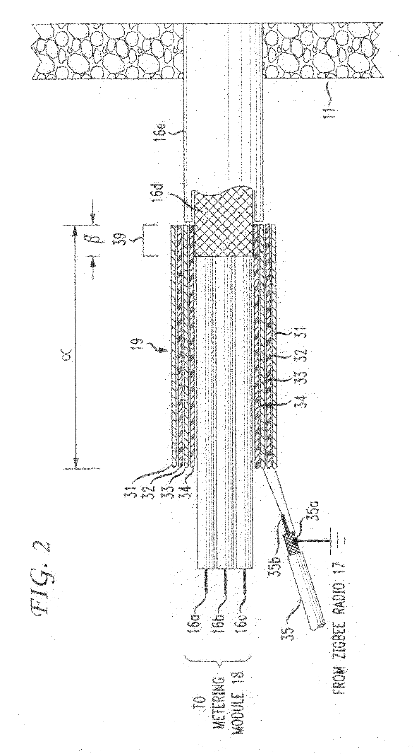 Using an electric power cable as the vehicle for communicating an information-bearing signal through a barrier
