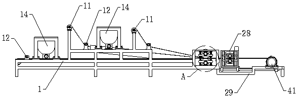 Winder for composite molding of multiple layers of geotechnical cloth