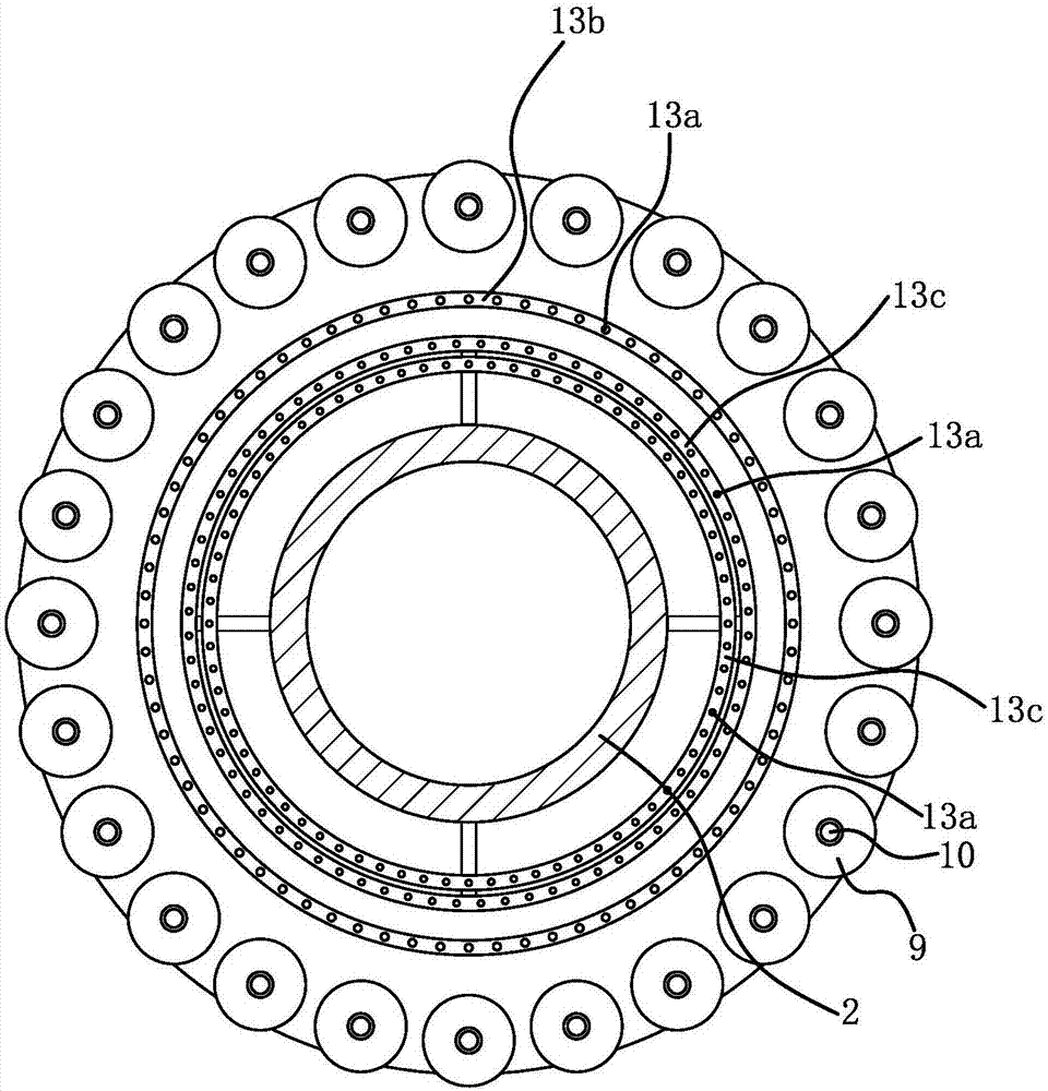 Steel wire winding device of steel wire gauze framework pipe