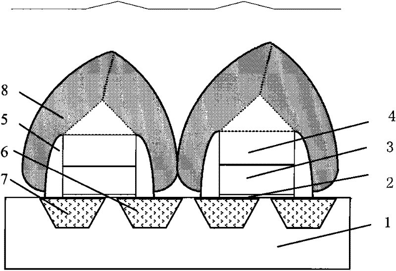 Method for improving appearance of phosphosilicate glass by virtue of high-density plasma chemical vapor deposition (HDP CVD)