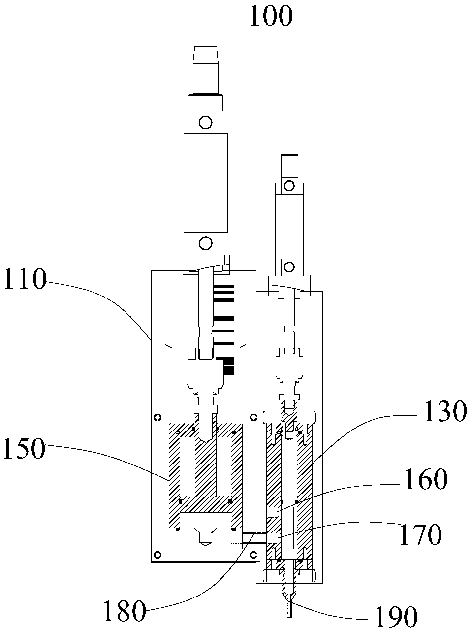 Liquid filling device and liquid filling system