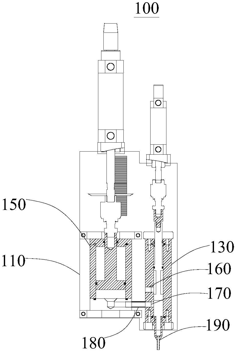 Liquid filling device and liquid filling system