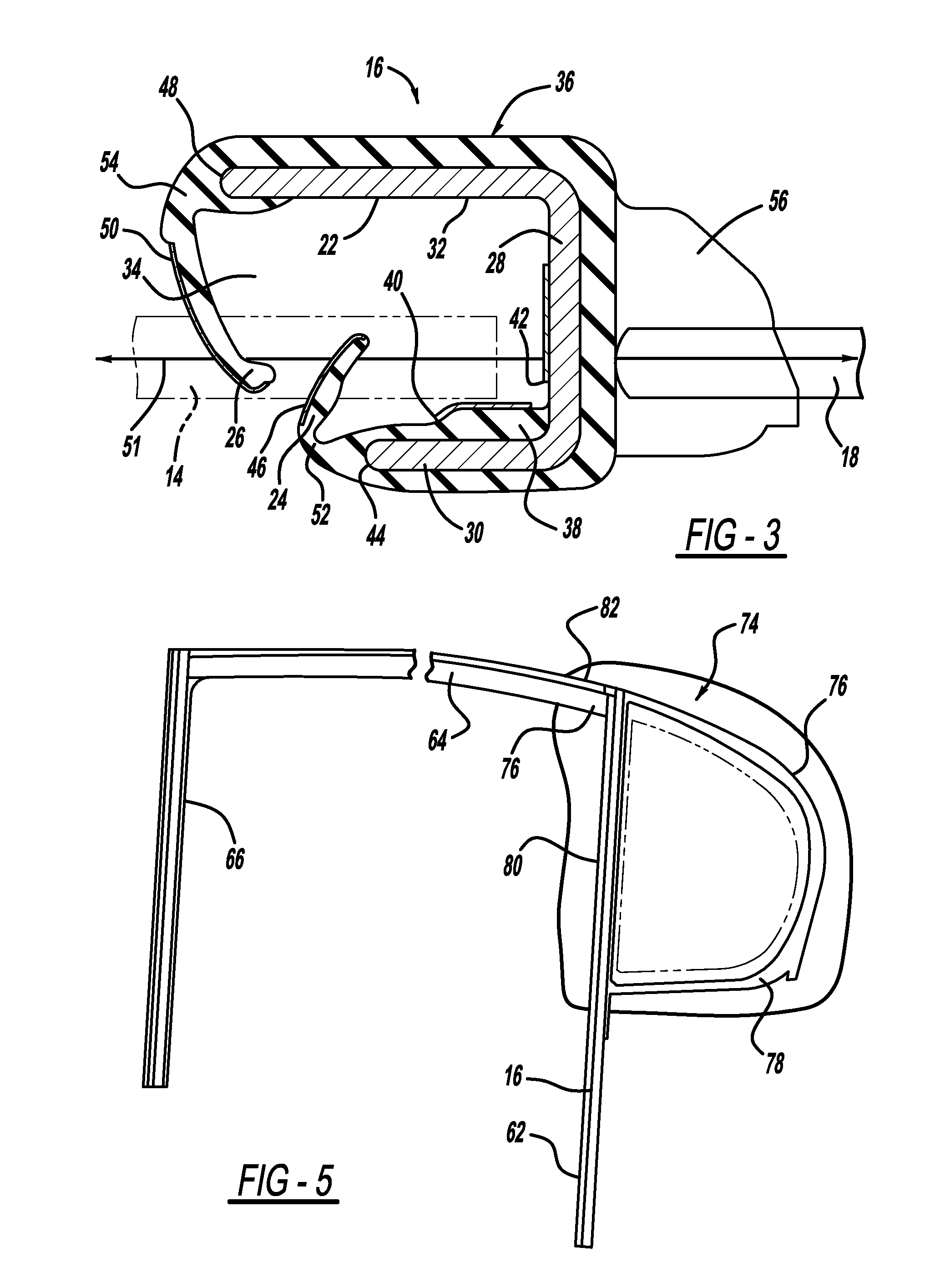 Method of forming unsupported division post for automotive glass encapsulation