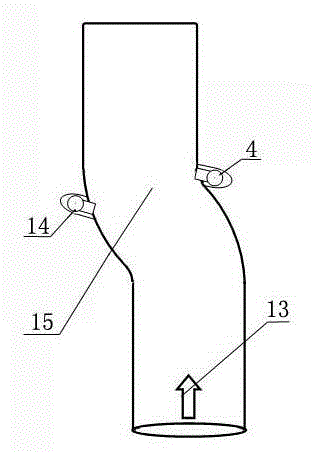 Final-stage channel flow measuring method and device