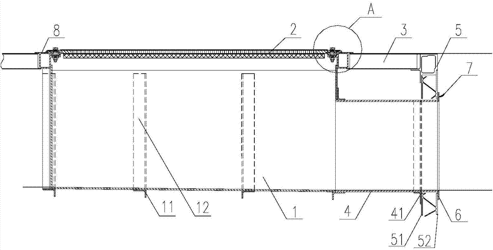 High voltage equipment box for railway vehicle