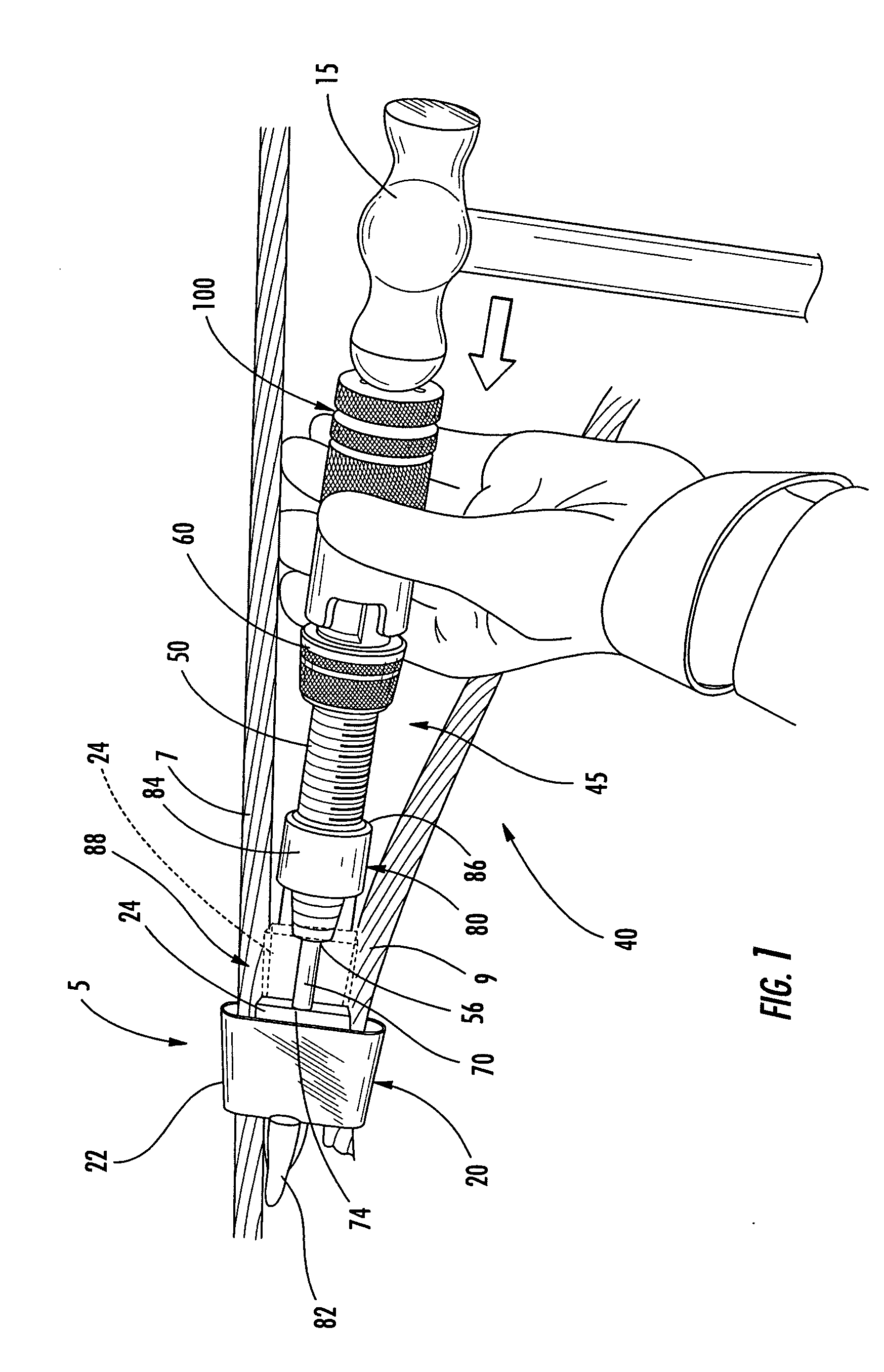 Tools for securing connectors using explosive charges and methods for using the same