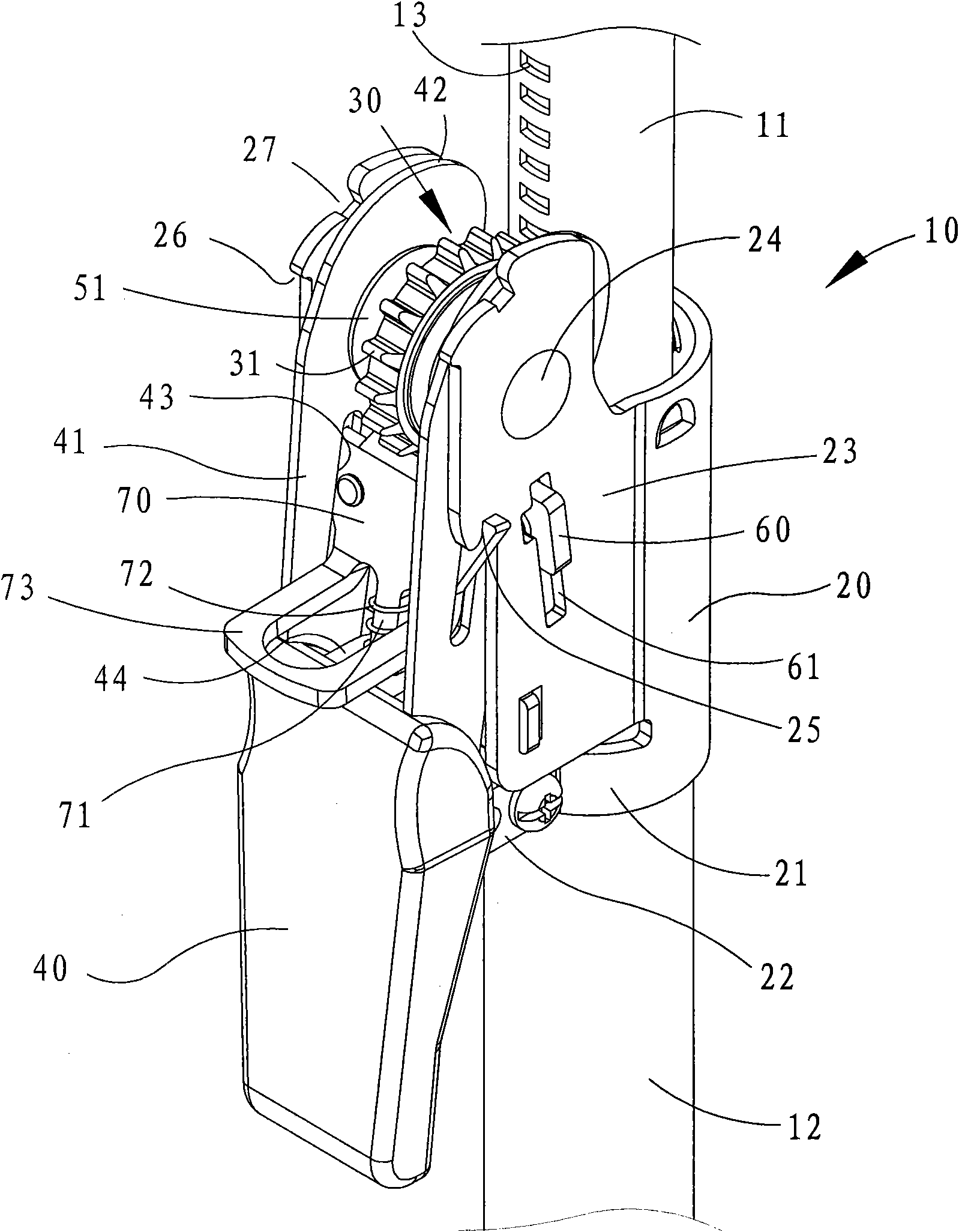 Goods fixing frame