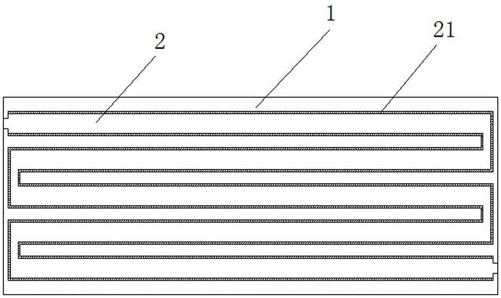 Heat collecting plate