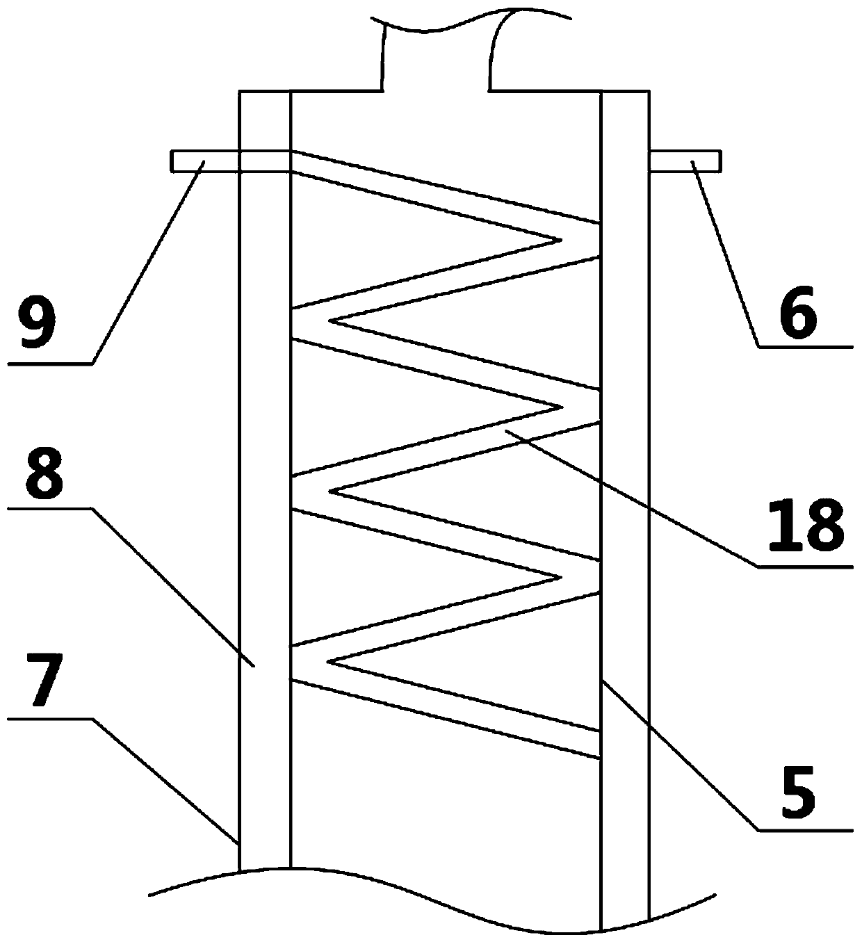 Dust removal and comprehensive utilization system special for organic fertilizer production line