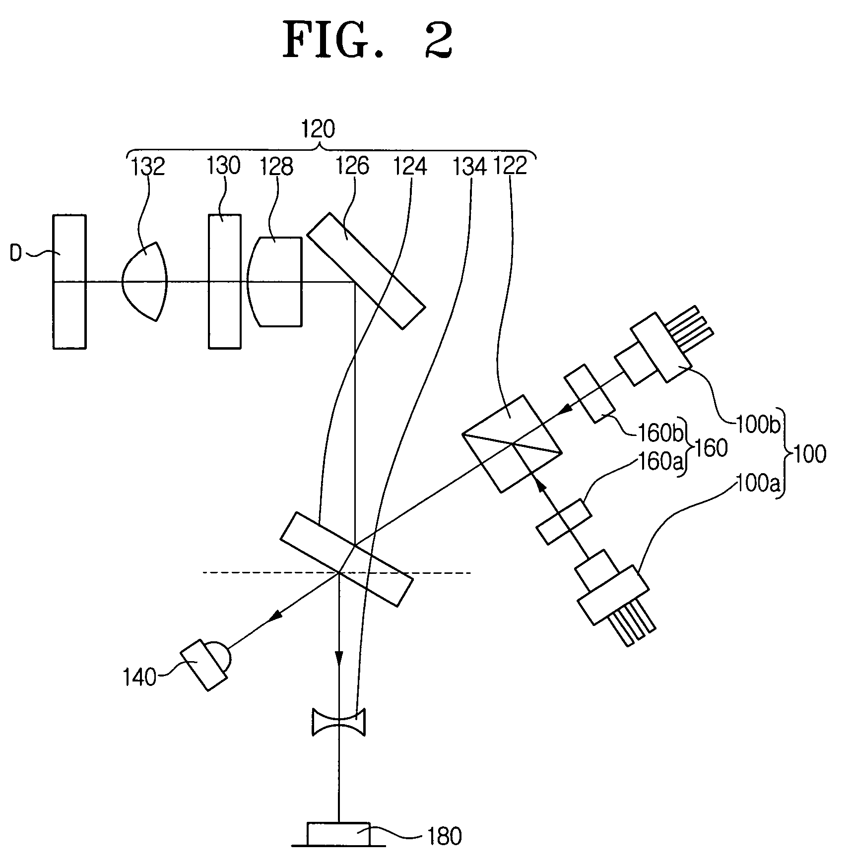 Diffraction element and optical pick-up apparatus having the same