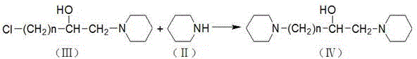 A kind of synthetic method of bispiperidinyl-2-alcohol