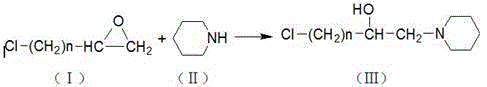 A kind of synthetic method of bispiperidinyl-2-alcohol