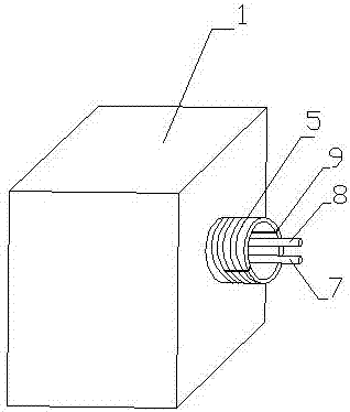 A portable hydrogen-rich water electrolysis device