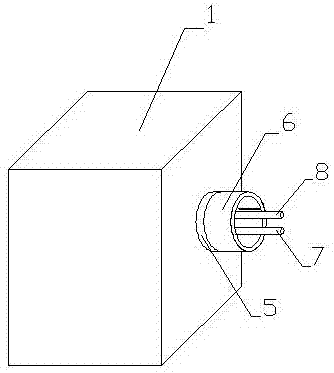 A portable hydrogen-rich water electrolysis device