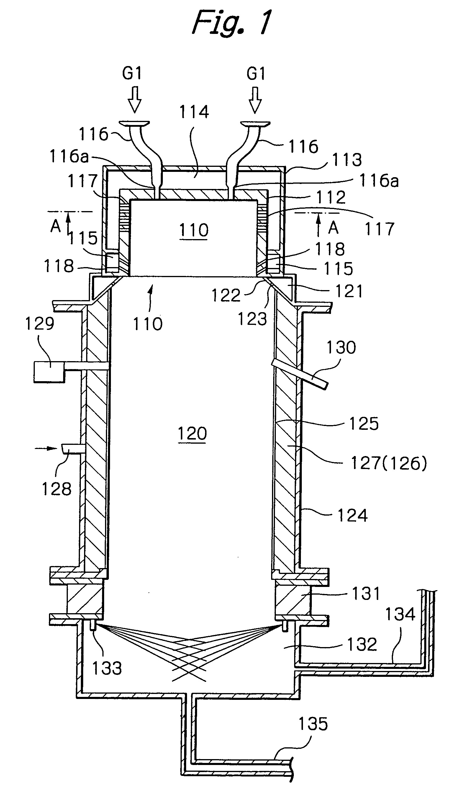 Combustion type waste gas treatment system