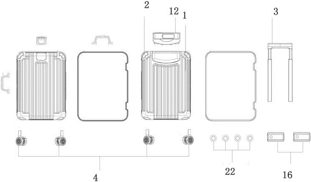 Travelling suitcase