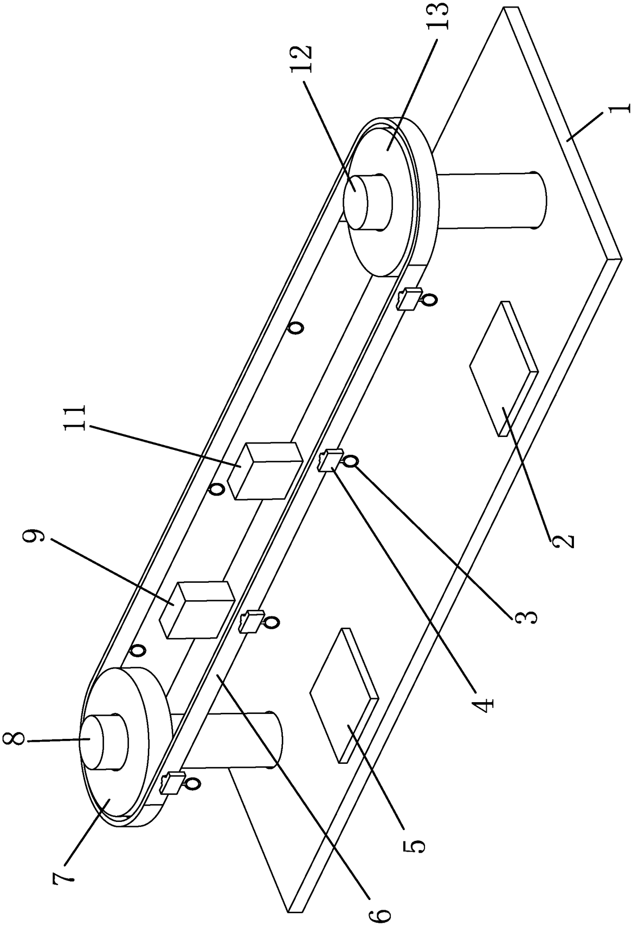 Spraying system for slide rails