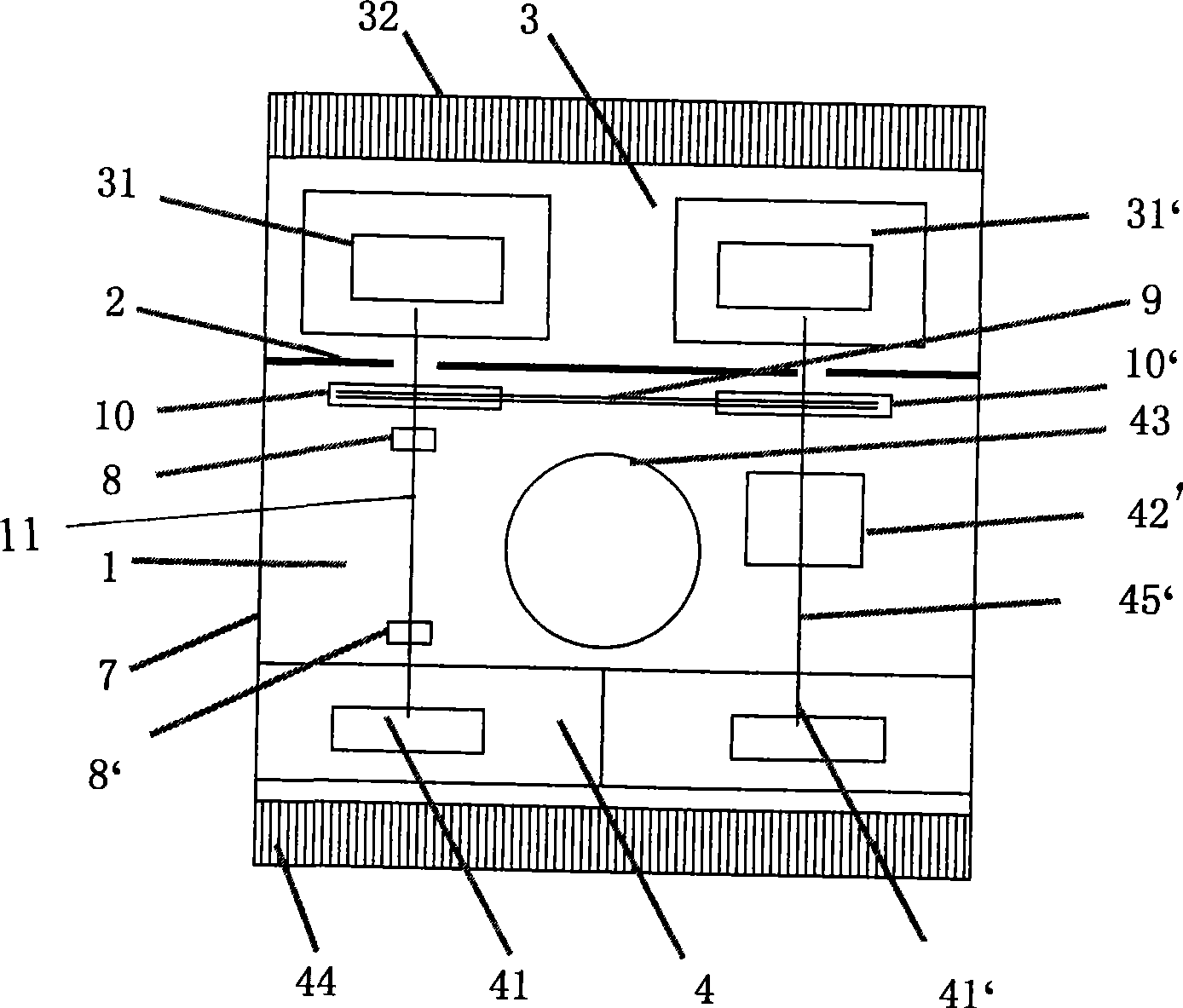 Pulley transmission structure of window air conditioner fan