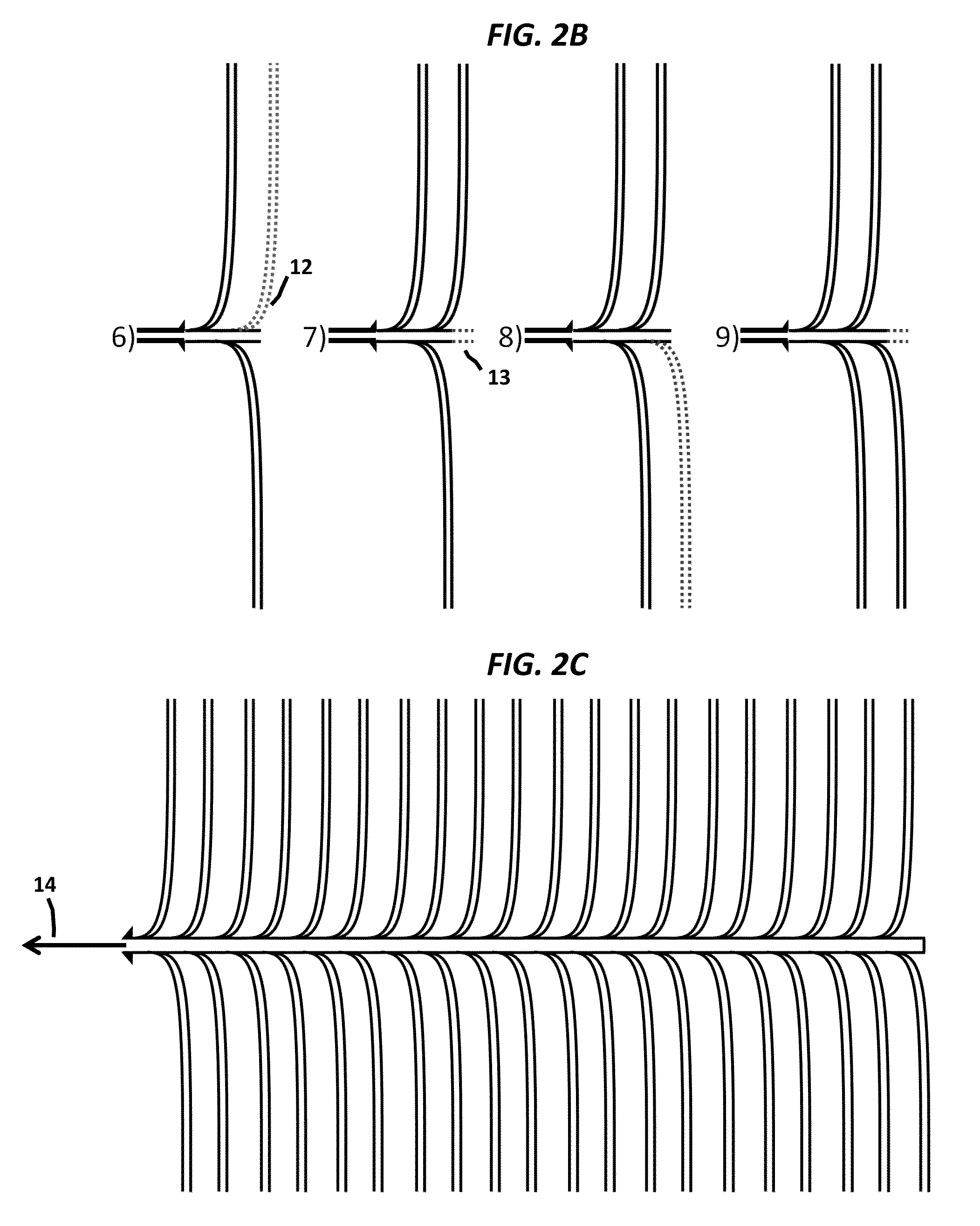Method for developing oil or natural gas shale or tight rock formations in two step process