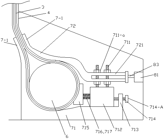 Rubber dam for water storage reservoir and construction method of rubber dam