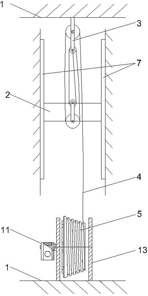 Constant force lifting device