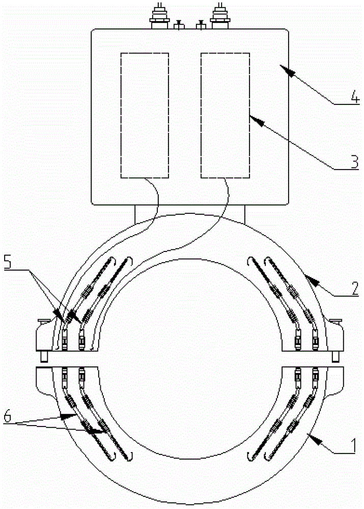 Split type electronic current transformer