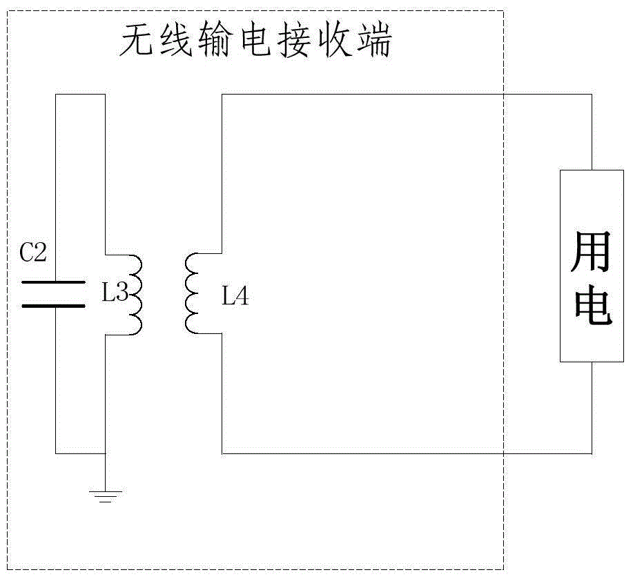 Receiving end of radio power transmission system