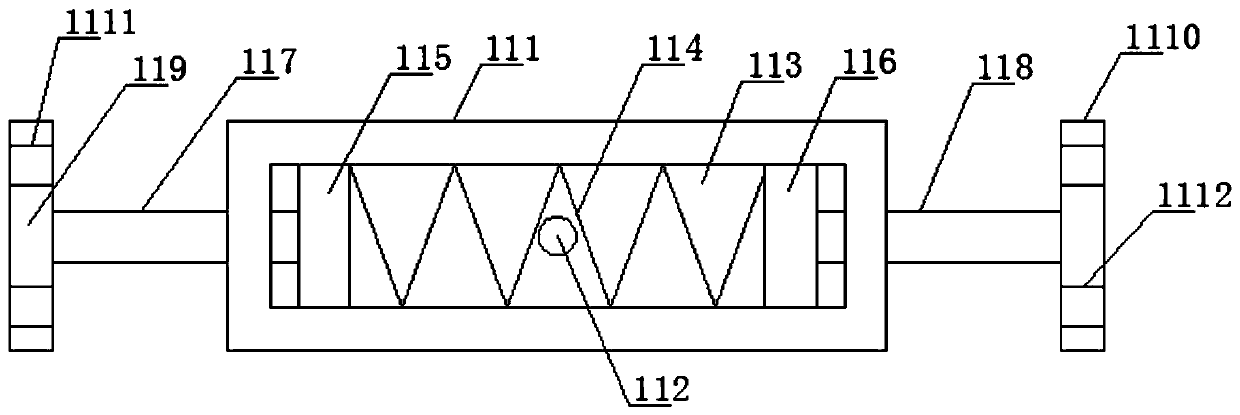 Rotary transmitting control device for movable type ice surface cutting device